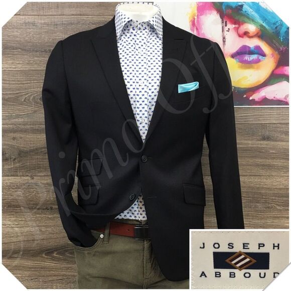 JOSEPH ABBOUD Mens‎ Blazer Sport Coat Casual Jacket Size 42R Wool Suit Tailored